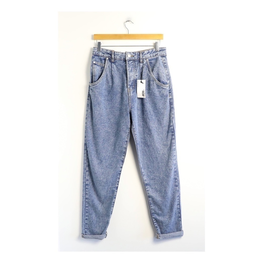 NWT Refuge Denim Mom Jeans blue high waisted trendy 90s size 5 brand new casual